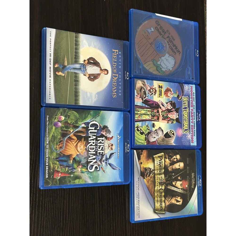 Kids Family Blu Ray Movie Lot 5 Great Pumpkin Hotel Transylvania Disney Family - Picture 3 of 8